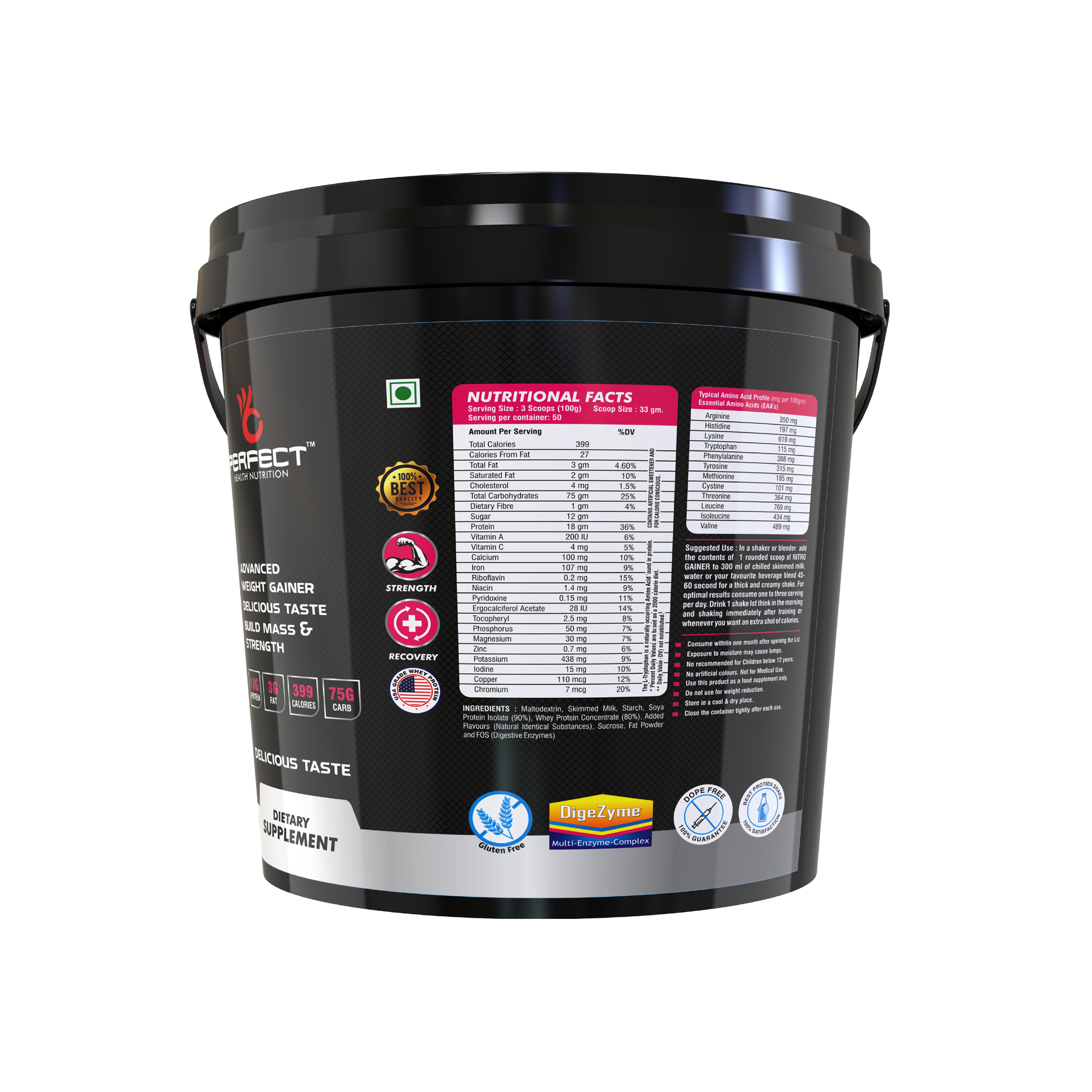 NITRO GAINER CHOCOLATE - Image 3