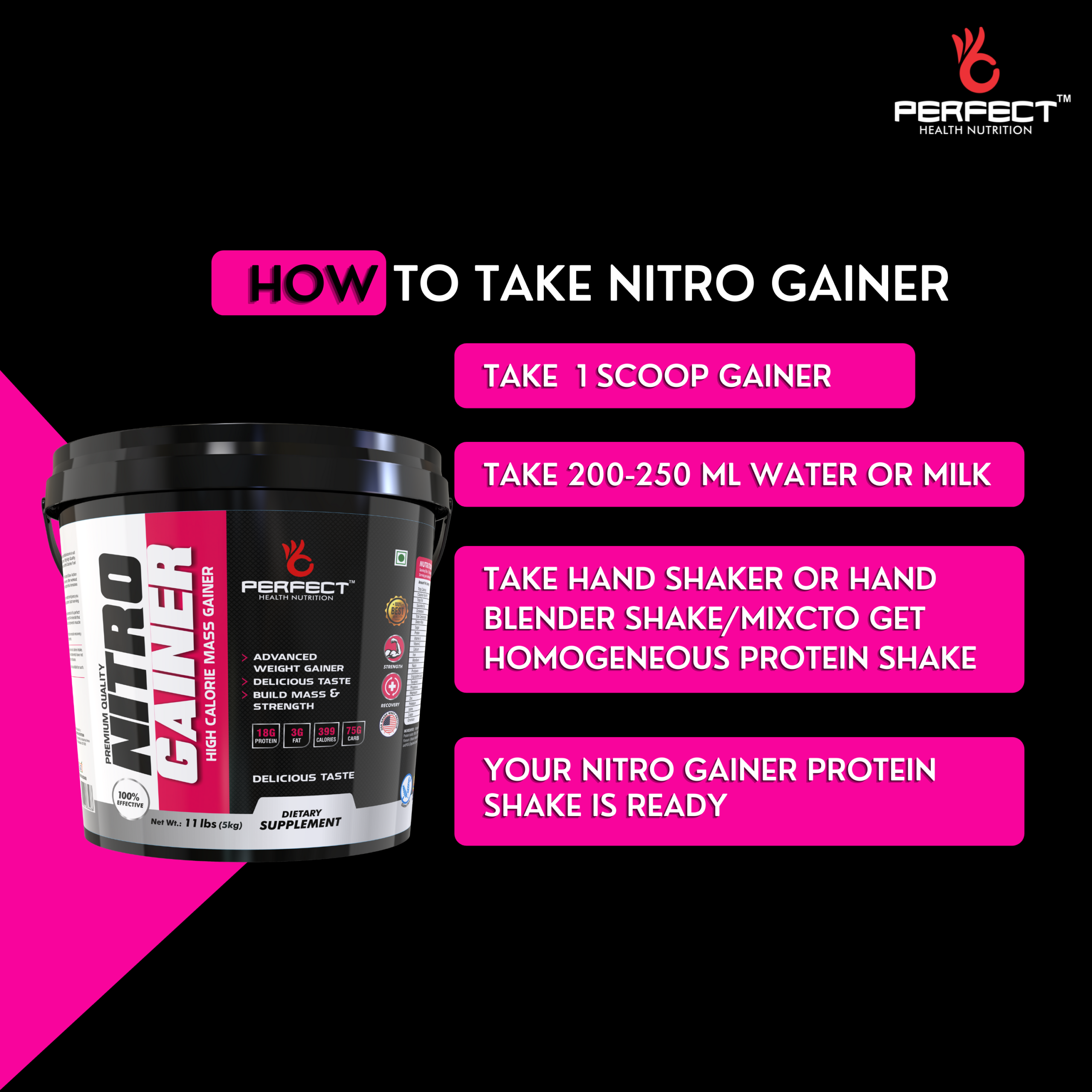 NITRO GAINER CHOCOLATE - Image 7
