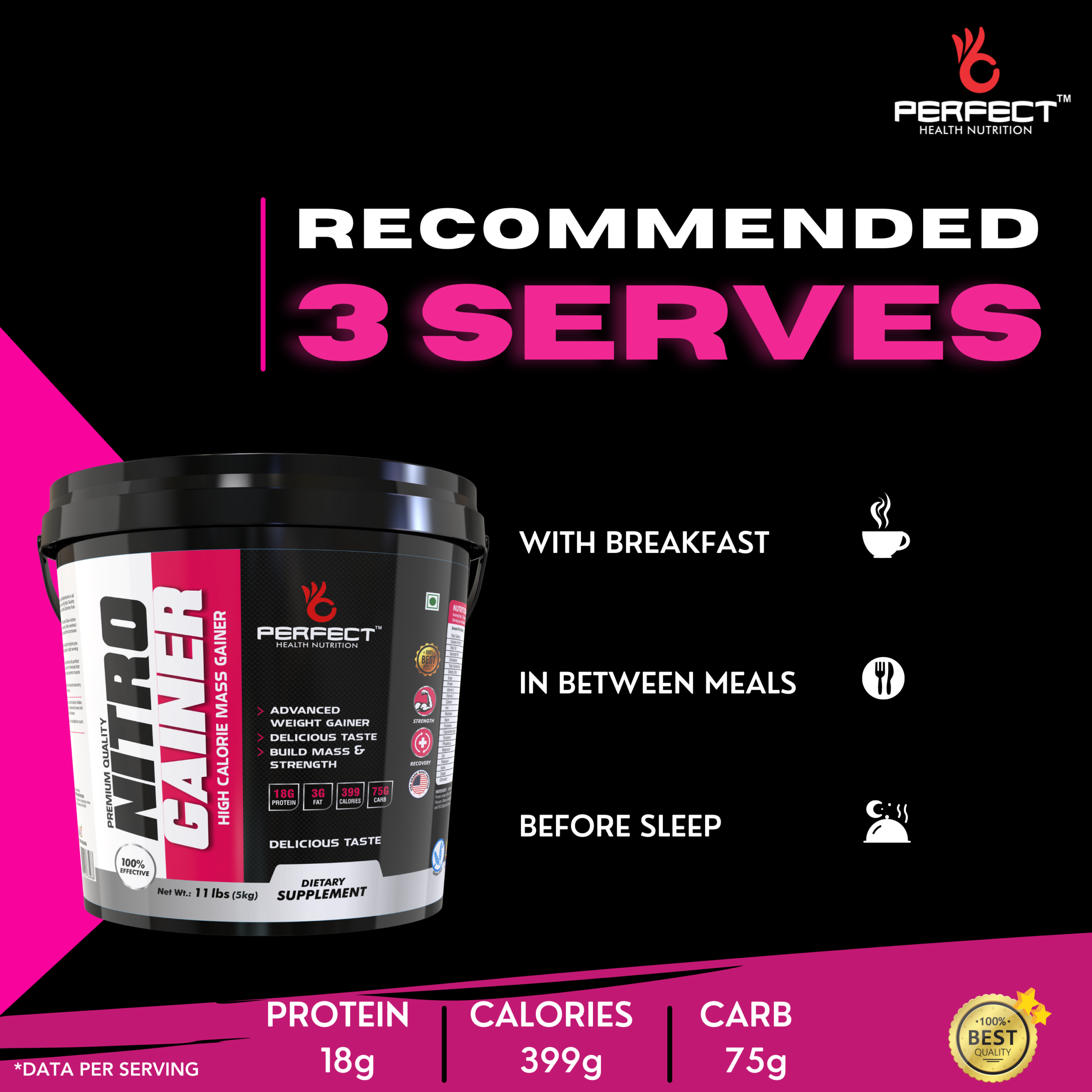 NITRO GAINER CHOCOLATE - Image 6