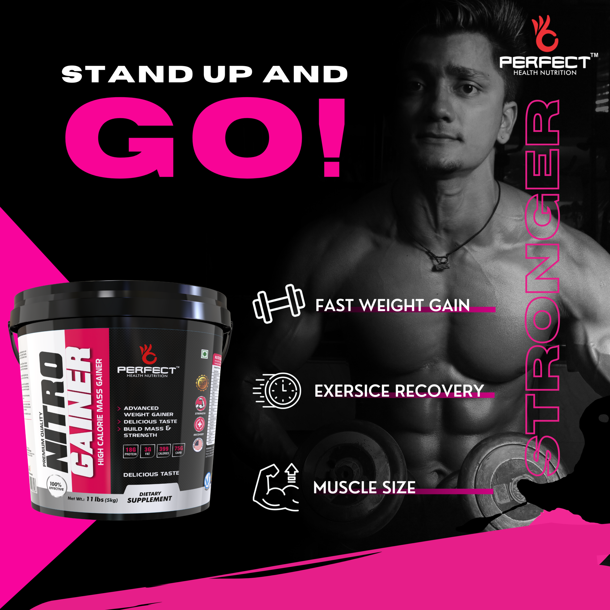 NITRO GAINER CHOCOLATE - Image 5