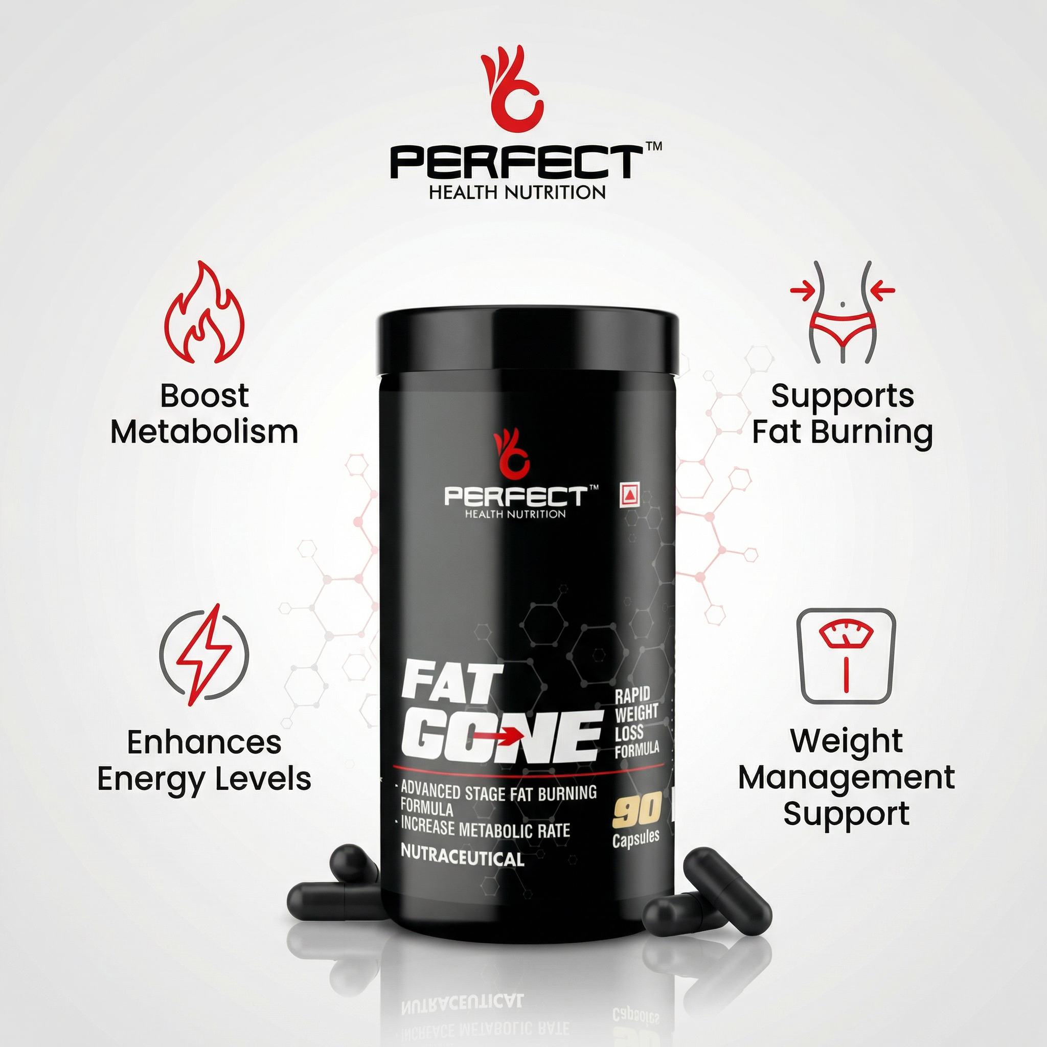 Perfect Health Nutrition Fat Gone (90 Capsule) - Image 3